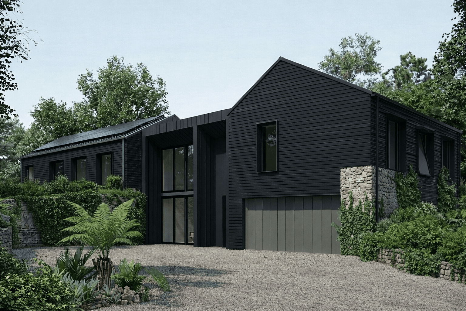 Byron Series home with black cladding